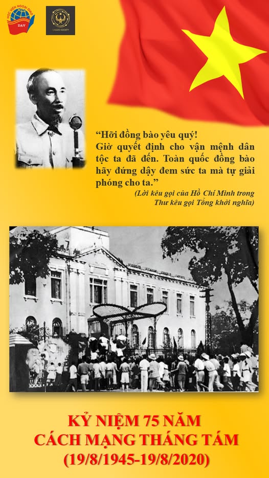 KỶ NIỆM 75 NĂM CÁCH MẠNG THÁNG TÁM (19_8_1945 - 19_8_2020)