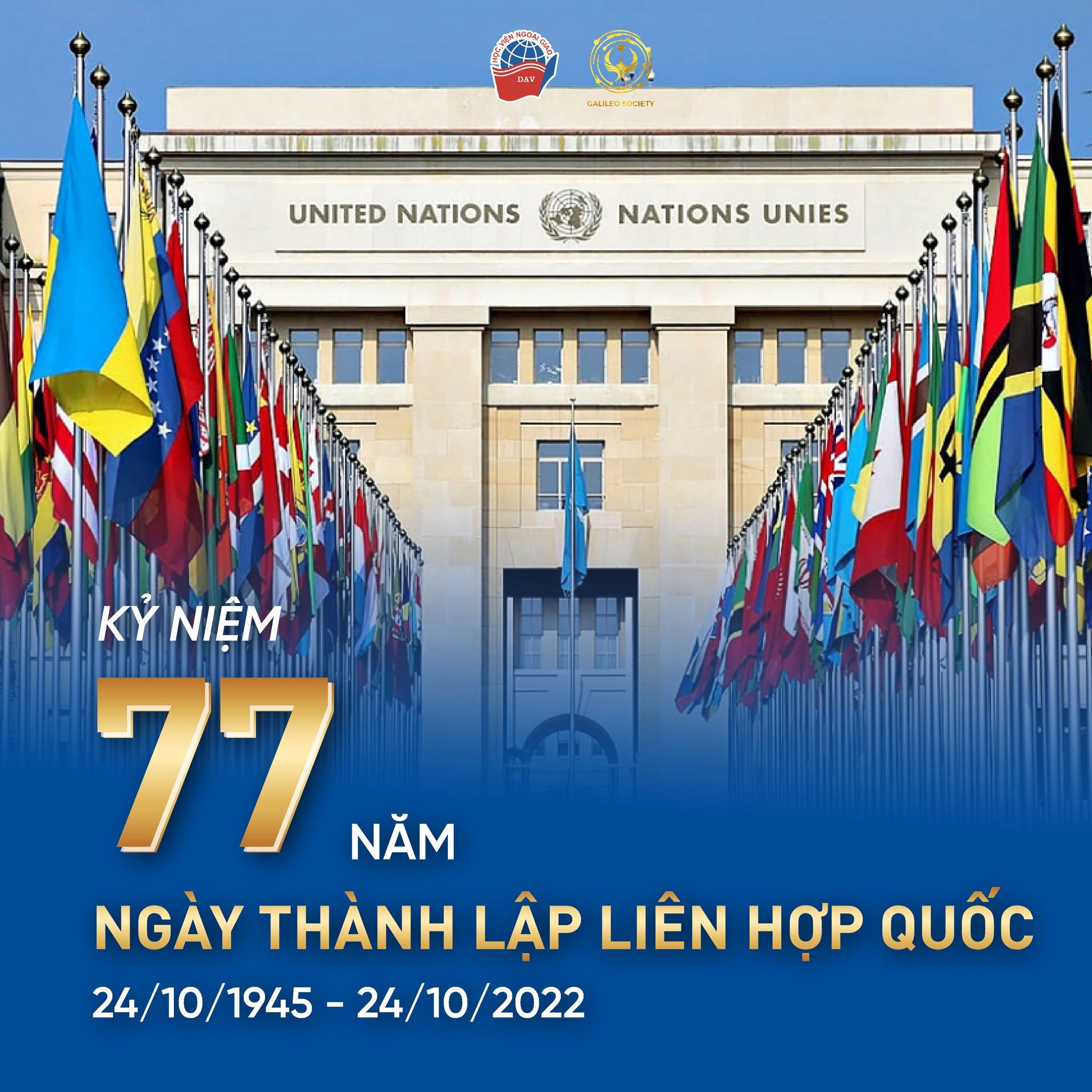 Tháng 10 - Kỷ niệm 77 năm thành lập LHQ - 24_10_2022