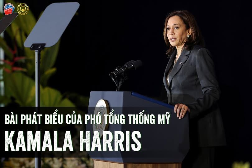 [TÓM TẮT BÀI PHÁT BIỂU CỦA PHÓ TỔNG THỐNG MỸ KAMALA HARRIS _ 24_08_2021]